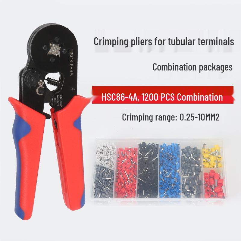 Multifunctional Crimping & Wire Stripping Tool Set for Ferrule and Pin Terminals