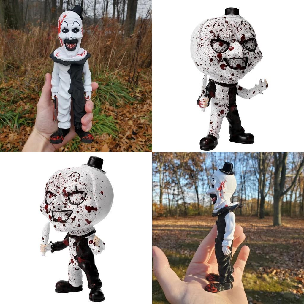 Gruselige Moderne Harz Sensenmann Clown Dekorative Figur Für Halloween Tischdeko