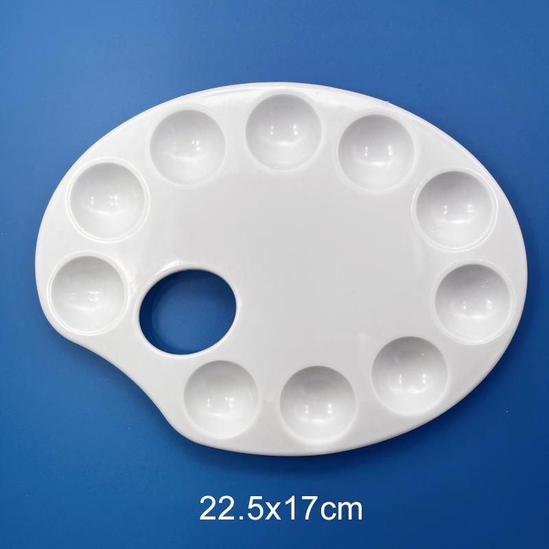 Color Palette Pigment Tray Plastic Office Educational Supplies Equipment Easy To Clean Suitable for Art Students Beginner TMZ