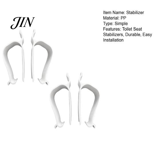 Easy Install Toilet Holder Seat Stabilizer, Clip-On No Drilling Required Clamps, Stable Fixation Clip-on Stabilizer Installation Lid Lifter, for Home