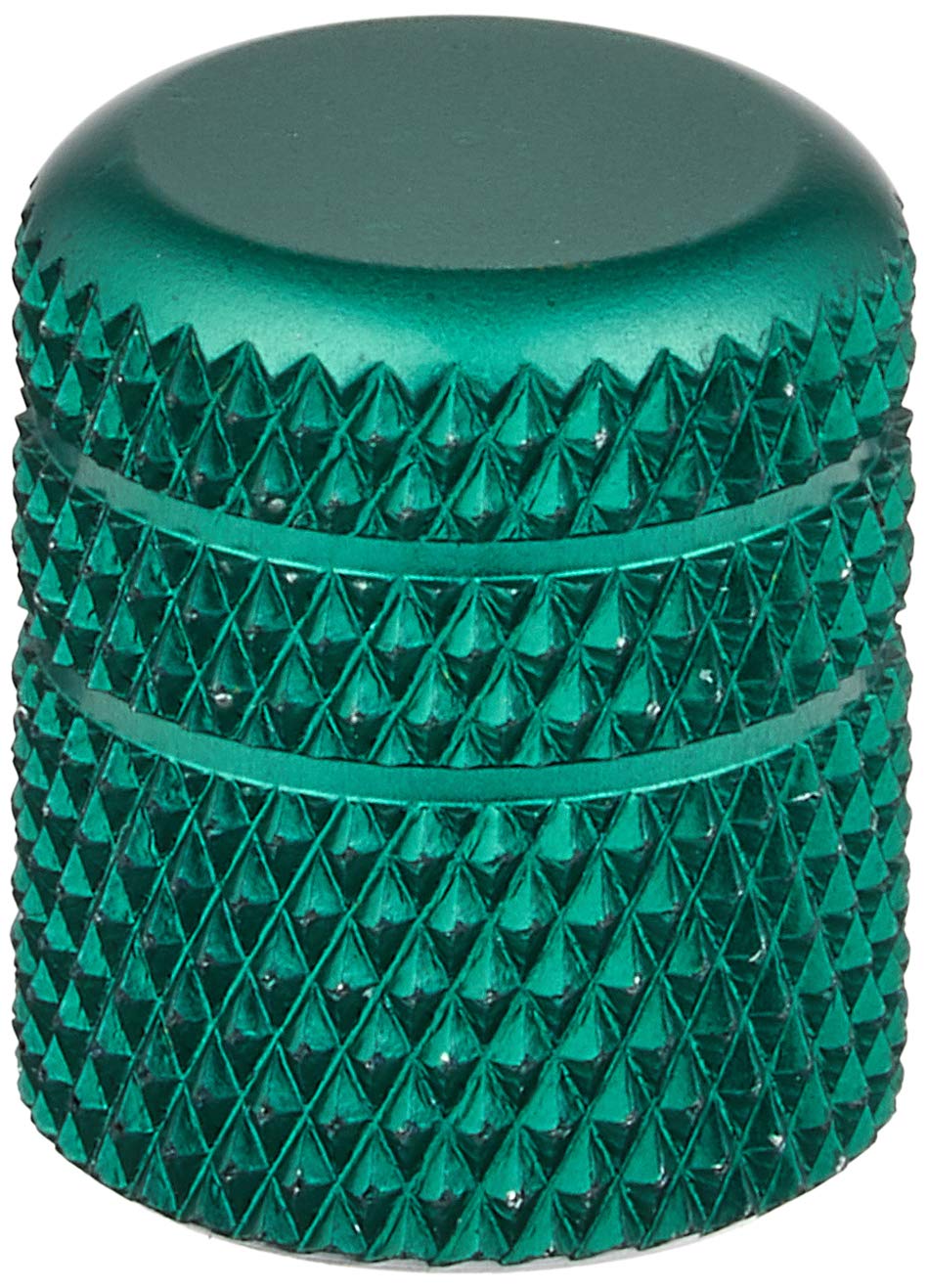 POSH FAITH Motorcycle Supplies Aluminum Colored Air Valve Cap Knurled зелёный