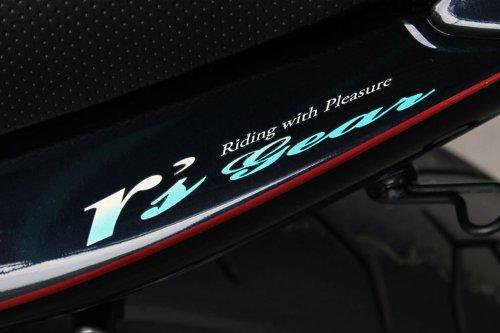 

R s Gear Logo Sticker (Silver x Turquoise) XXSC-0003