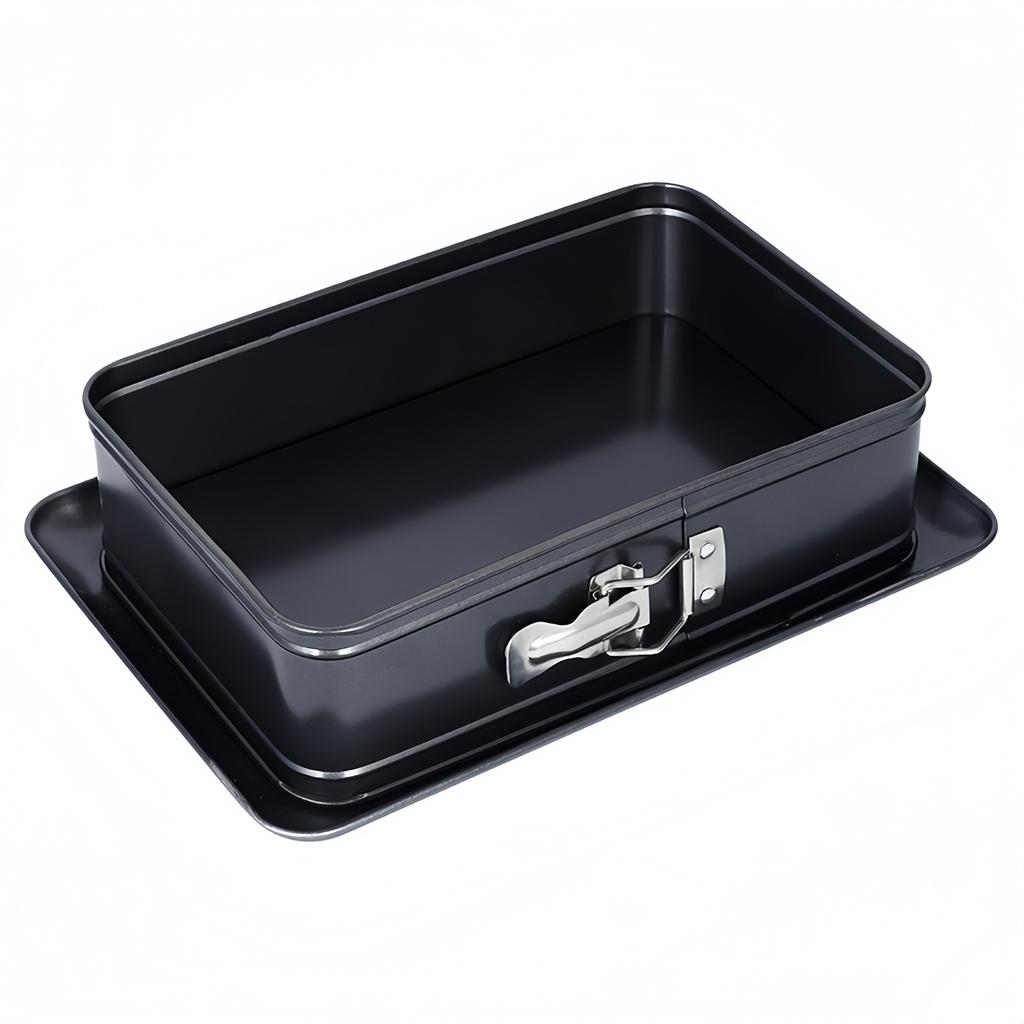 1PC Cake Pan Cake Tin Bread Maker Pan Baking Trays Parts Cheesecake Tin Rectangular 39.5x28x8cm Removable Bottom Pans Pallet