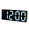 Digital Alarm Clock Multifunction Large Display Modern Style Temperature Display LED Mirror Clock for Home Bedroom