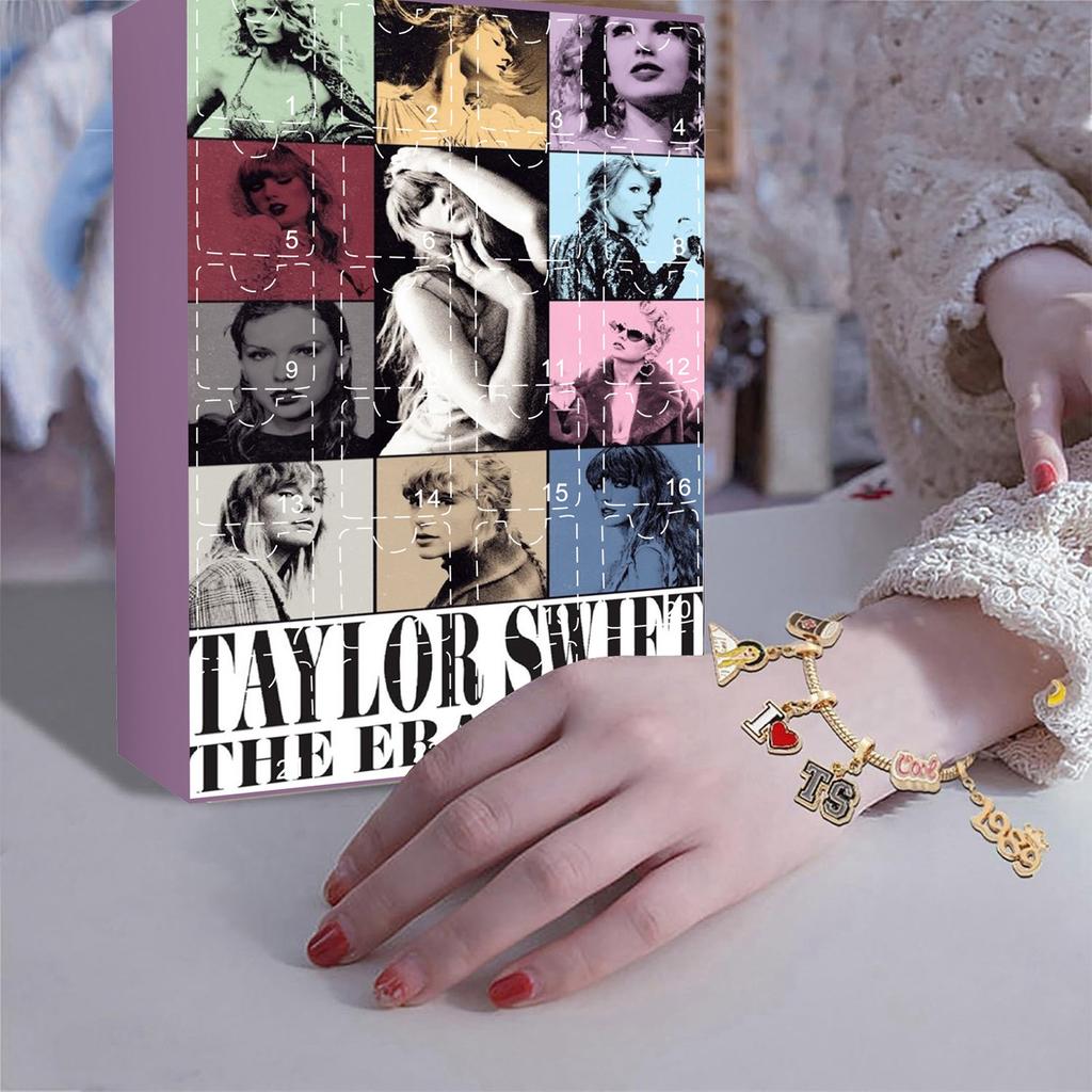 3D Stereo BlindBox Aircraft Box BlindBox Advent Calendar Pendant Bracelet 24 GridKeychain