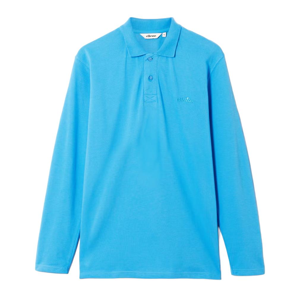 Ellesse Mens Nerola Long-Sleeved Polo Shirt
