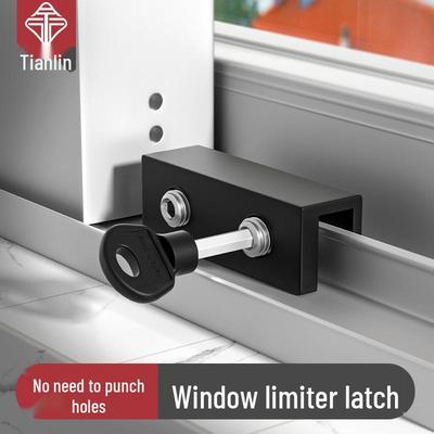 Blocco di Sicurezza per Bambini per Finestre e Porte Scorrevoli - Localizzatore di Limite Fisso e Chiusura