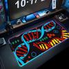 Gene Mouse Pad RGB Gaming Mousepad Big LED Pad PC Desk Mat Luminous Mouse Pad Large Keyboard Mats Table Rug With Backlit
