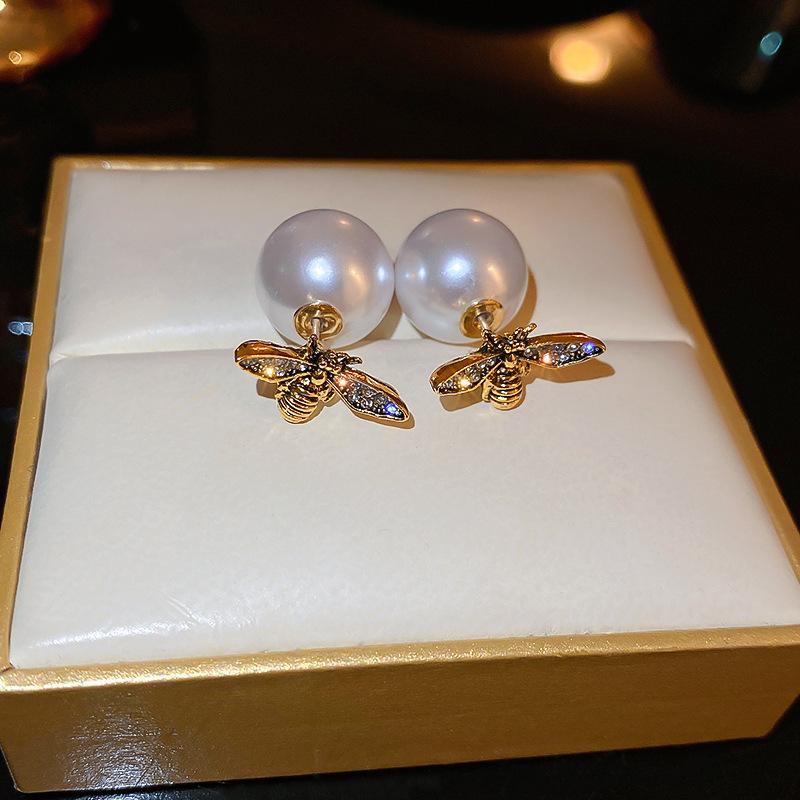 Vintage Light Luxury Long Dangle Earrings for Women, Fresh Sweet Style, Hypoallergenic Nickel-Free High-End Jewelry Gift