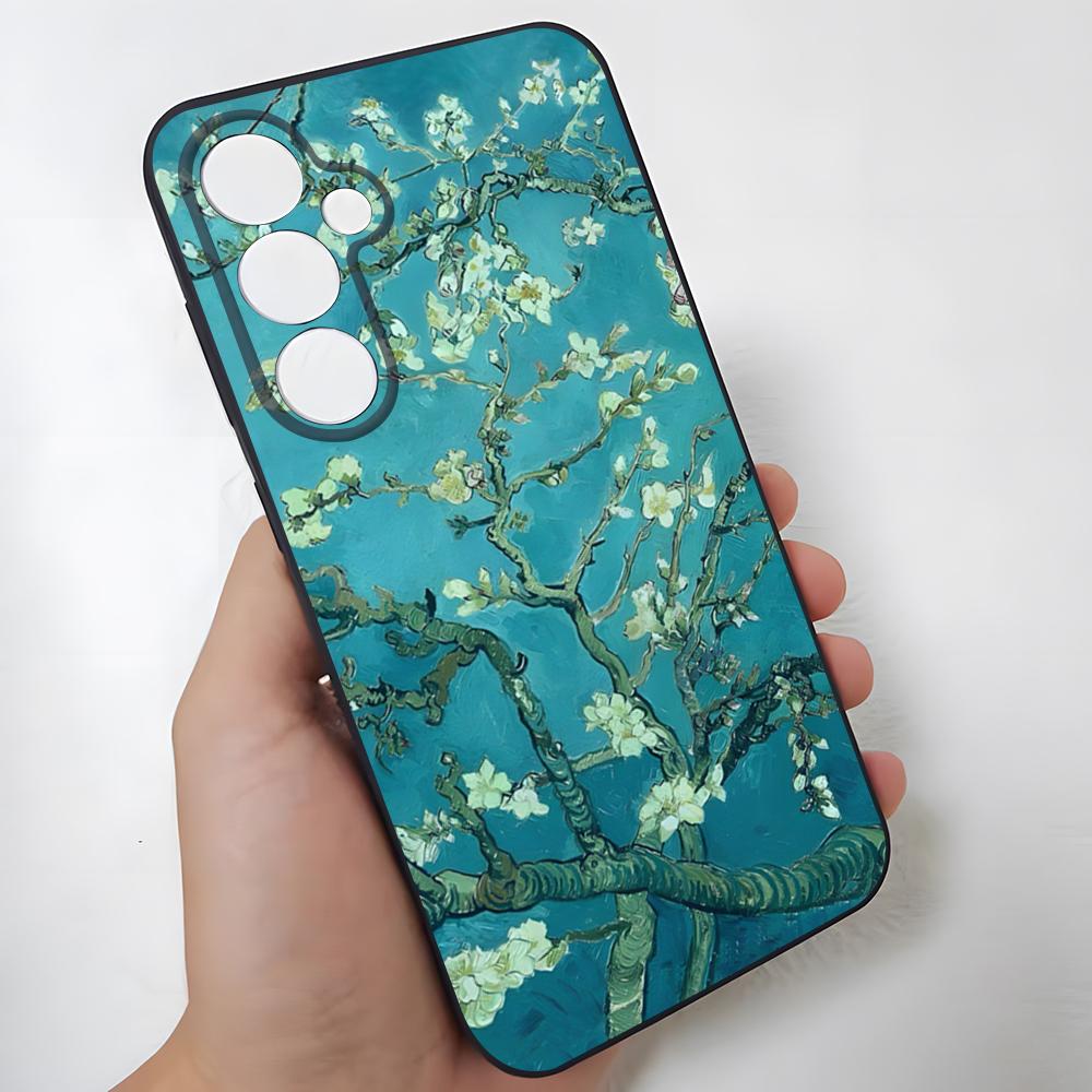 Van Gogh Oil Painting Phone Case For Samsung S26 Ultra S25 Edge Ultra S23 S22 S21 S20 Ultra Plus S24 Fe Glass Cover