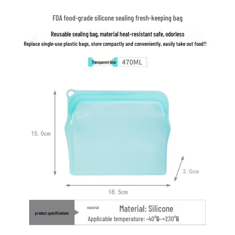 Sheng Bang Rong Silicone Collapsible Fresh-Keeping Lunch Box: Portable, Food-Grade Container for Snacks, Fresh Fruit, and More