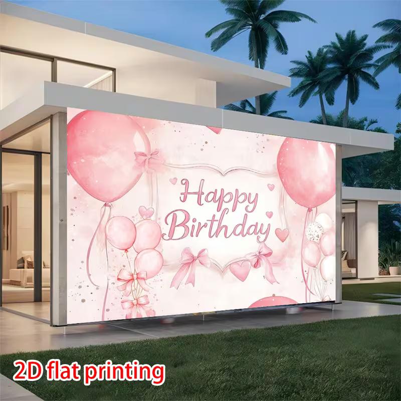 Soft Pink Watercolor Tapestry for Nursery, Bedroom and Birthday Party Decor