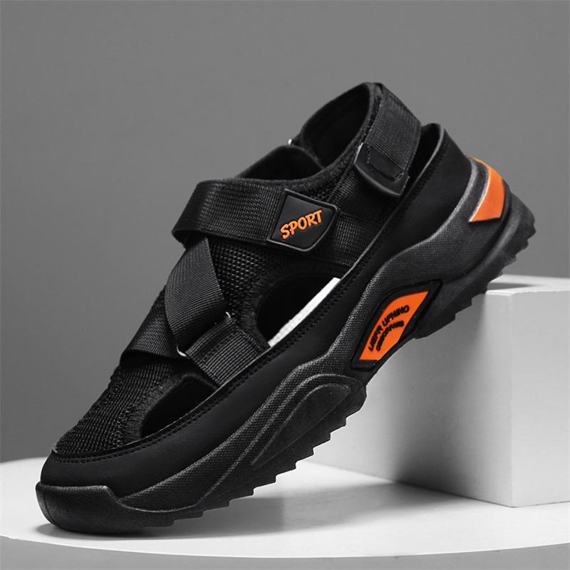 

Летние мужские сандалии из натуральной кожи, мужская повседневная обувь, уличные мужские кожаные сандалии для мужчин, пляжная обувь, римская мужская обувь 39