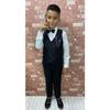 Children's Vest Suit With Shirt Set 0-1 Years - 14 Years Black