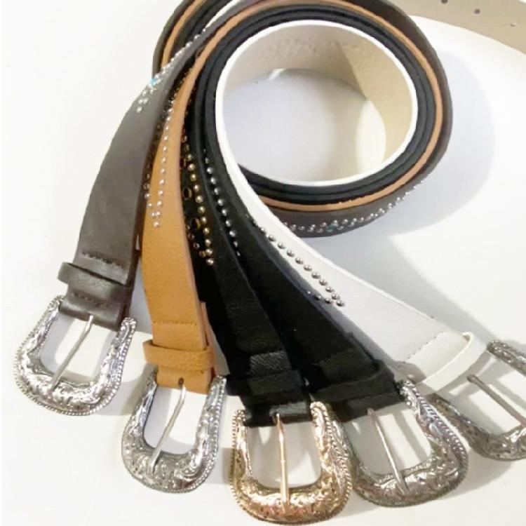Waist Belt Chain Studded Belt for Casual Costume Belt for Jeans Wrap Dress