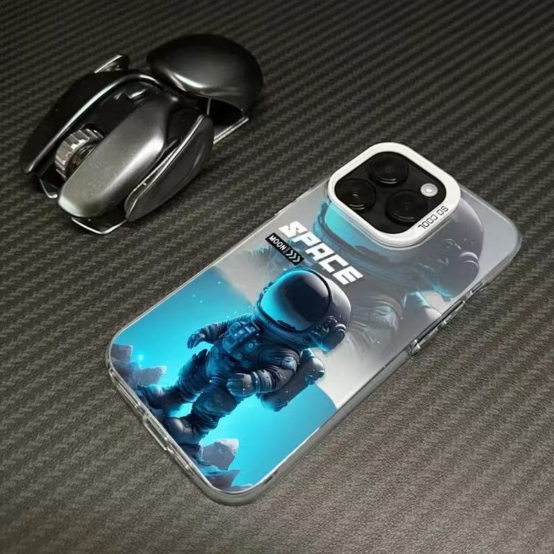 New Space Astronaut-Style Apple Phone Case for iPhone 17, 16 Pro, and 14 - Premium Design, 15 Creative Features
