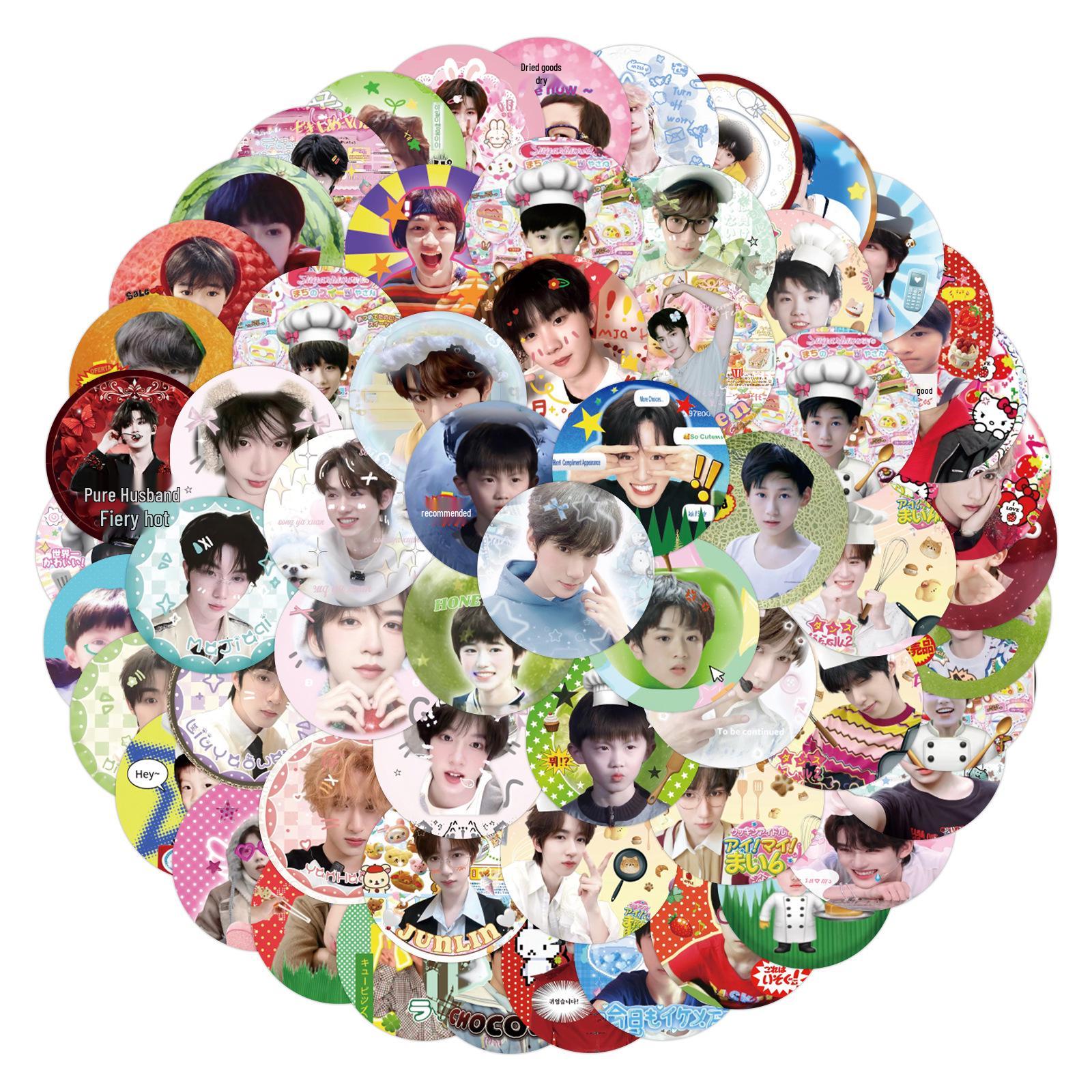 110 Times Youth League Badge Stickers for Journaling, DIY Stationery, Phone & Laptop Decoration