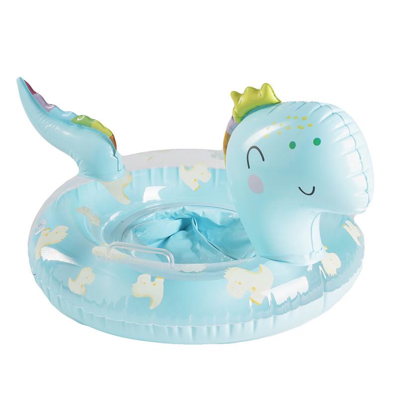 Pink Mermaid & Blue Dinosaur Baby Swim Floats - 2 Pack