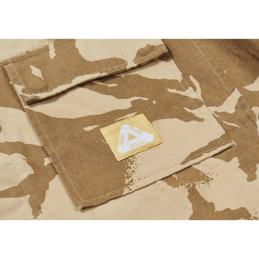 Palace Canvas Desert Camouflage Denim Jacket Unisex Jacket Yellow P20SHT034
