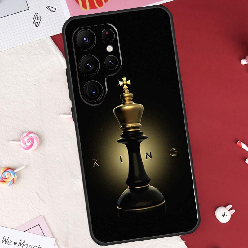 Chess Case For Samsung Galaxy S24 FE S20 FE S21 S22 S23 S25 S26 Ultra S10 Plus S25 FE Cover Shell