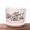 Extra Large Ceramic Flower Pot with Saucer for Succulents and Orchids, Creative Balcony Gardening Stand.