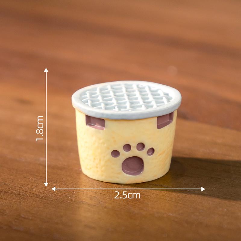 Μίνι Φιγούρα Γάτας Κινούμενο Σχέδιο Που Φτιάχνει Τσάι Γατάκι Διακοσμητικό Μικρο-Τοπίου Μοντέλο Κουκλόσπιτου Αυτοκινήτου Εσωτερικό Διακόσμηση Γραφείου Σπιτιού