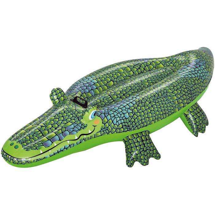 Jouet Gonflable Pour Enfants - BESTWAY - Crocodile - Vert - PVC - 148x67x29 Cm