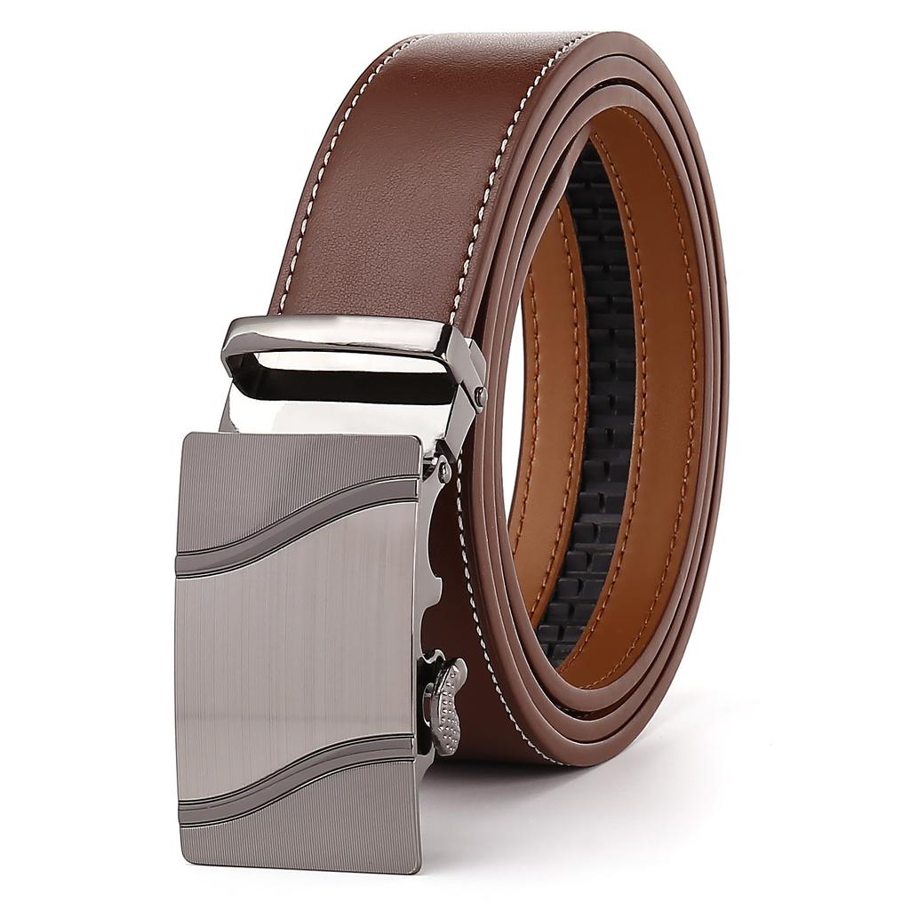 Business Simple And High-End Men'S High-End Leather Belt Men'S Trendy Men'S Fashion Wenzhou Belt Cowhide