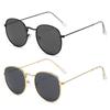 2PCS Polarized Minimalist Round Metal Sunglasses Women Men Fashion Simple Luxury Sun Glasses Go Out Driving Male Female Glasses