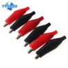 Insulation Metal Alligator Clip Red and Black 35*45mm 5A Crocodile Clip DIY Electronic Test Clips Kit