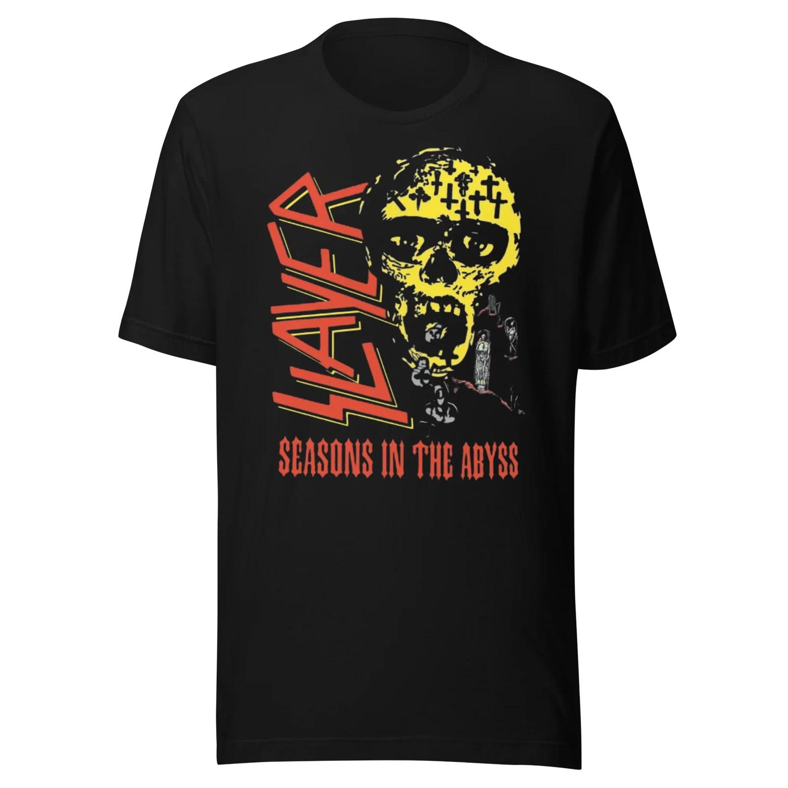 Slayer - Vintage 1990 Season s In the Abyss Jumbo Print T-Shirt S