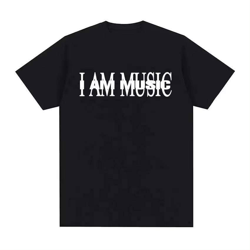 Playboi Carti I Am Music Album Print T-Shirt  Opium Ken Carson Destroy Lonely T Shirts Men 100% Cotton Loose Tops Breathable Tee