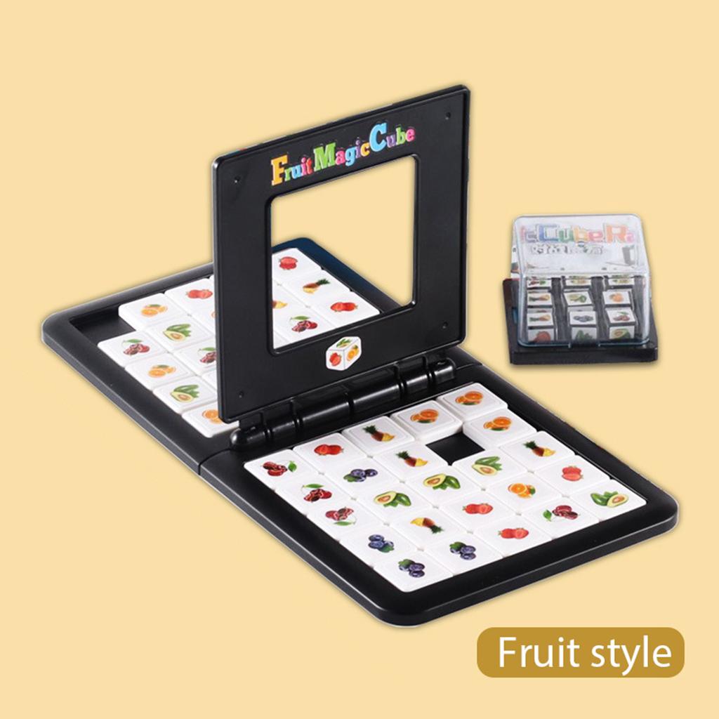 1pc Color Puzzles for Kids Interactive Party Desktop Games Slide Puzzle Jigsaw Board Parent-Child Educational Toys for Children