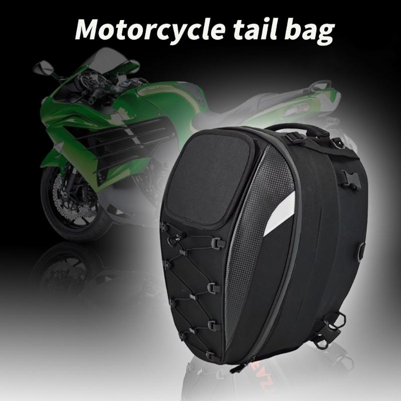 Allzweck-Motorradhelmhalter Heck-Rücksitze Rucksack erweiterbar für Biker Langstrecken mit verstellbarem Gurt