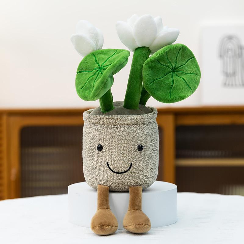 Lotus Sunflower Orchid Plsuh Toy Stuffed Doll Kids Gift Cartoon Decorations