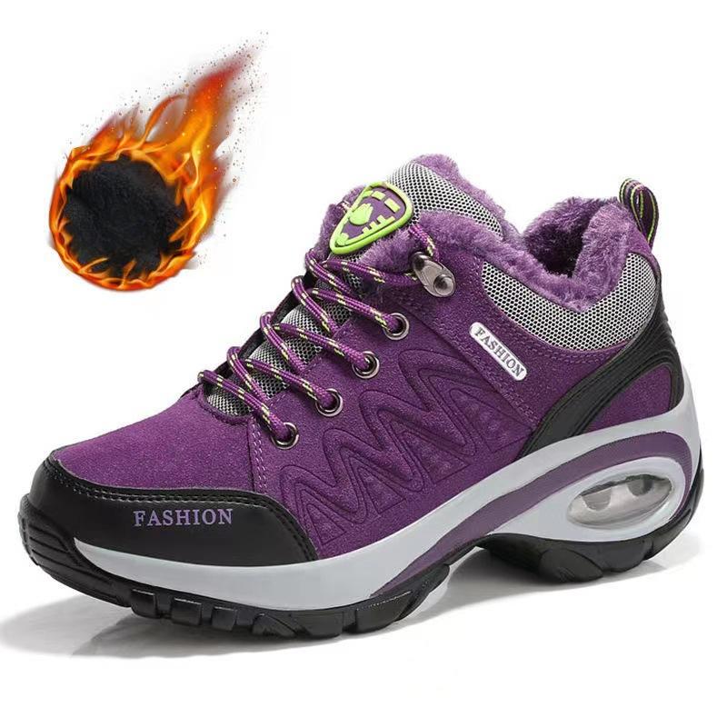 Women's Air-padded Running Shoes Women's Sports All-match Thick-soled Casual Increased Soft-soled Shock-absorbing Shoes