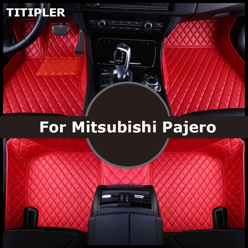 

TITIPLER пользовательские автомобильные коврики для Mitsubishi Pajero V93 V97 V73 V77 аксессуары для ног Coche
