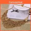 Retro Gothic Alloy Necklace With Electroplated Geometric Design For Womens Fashion Accessories