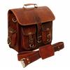 Genuine Vintage Men's Leather Messenger Bag Shoulder Laptop Bag Briefcase