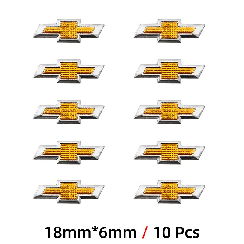 18mm/22mm metal Car Remote Key Fob Emblem Badge Radio button Sticker Replacement For Chevrolet Cruze Captiva Trax Malibu Sail