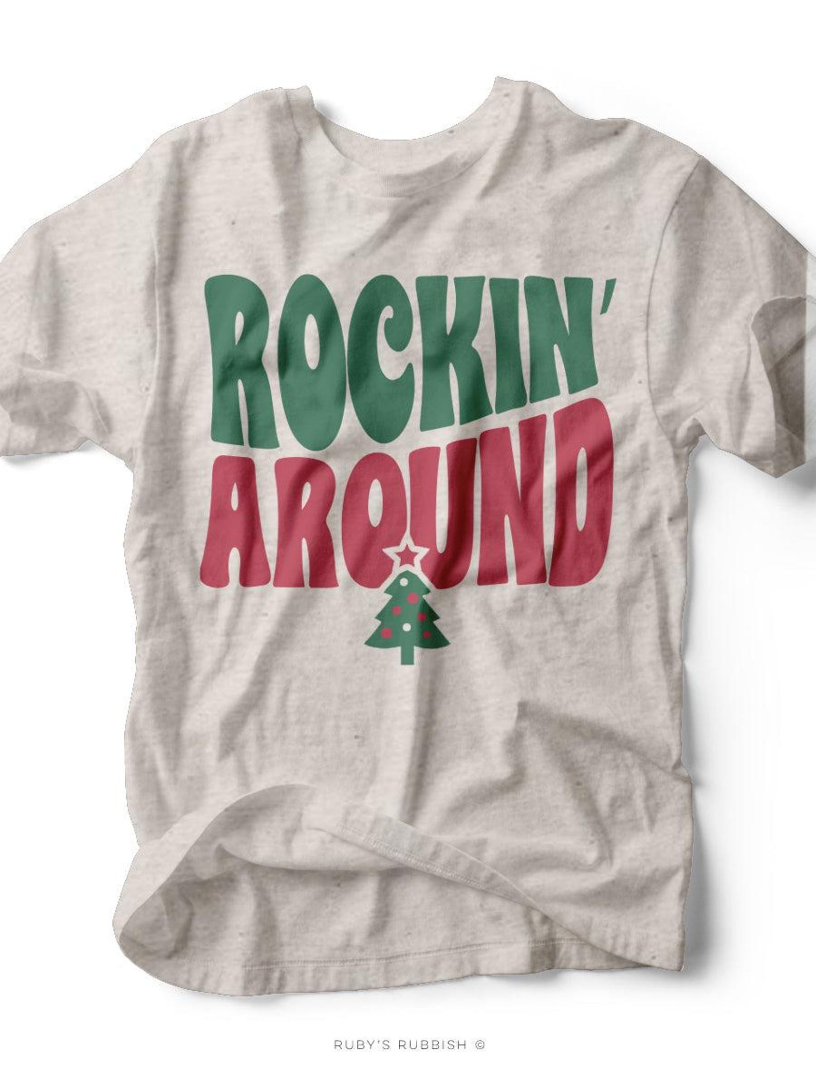 Rockin Around | Seasonal T-Shirt | Ruby s Rubbish® S