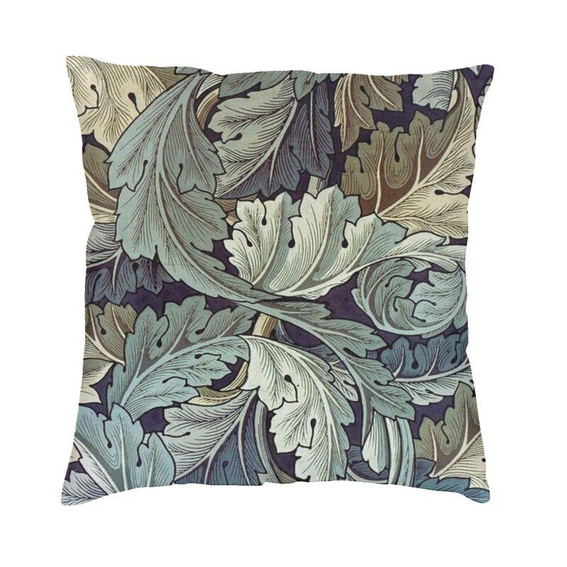 

Роскошный чехол для подушки с лисой и зайцами от William Morris 45x45 см, бархатный текстильный чехол с цветочным узором, наволочка для автомобильной наволочки 45x45cm 18x18in