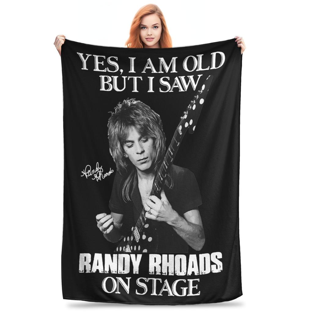Ozzy Osbourne Decke Flanell Vintage Warm Überwurfdecke für Bettwäsche Wohnzimmer Frühling Herbst,