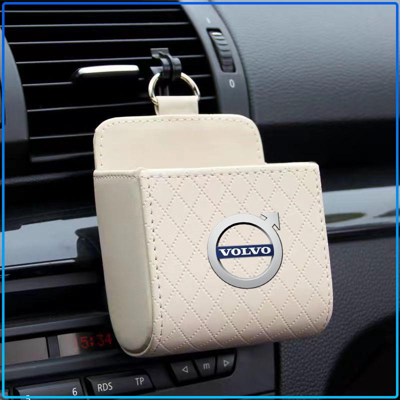 1Pcs Car Air Outlet Storage Box Phone Glasses Organizer Car Goods For Volvo XC60 XC90 S60 S80 S40 V40 V60 V70 V50 XC70