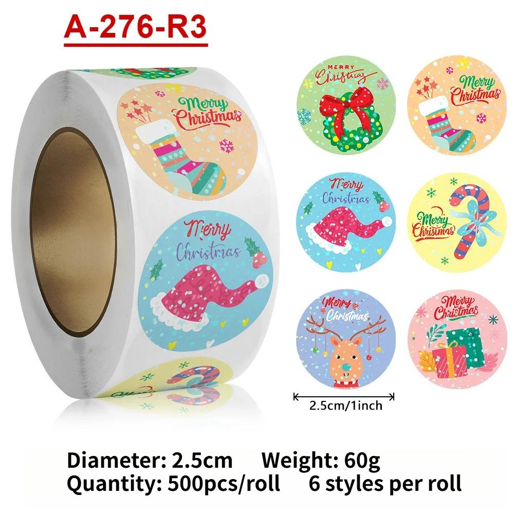 Multi-Use Christmas Stickers - For Kids Gifts Food And Sealing Decor