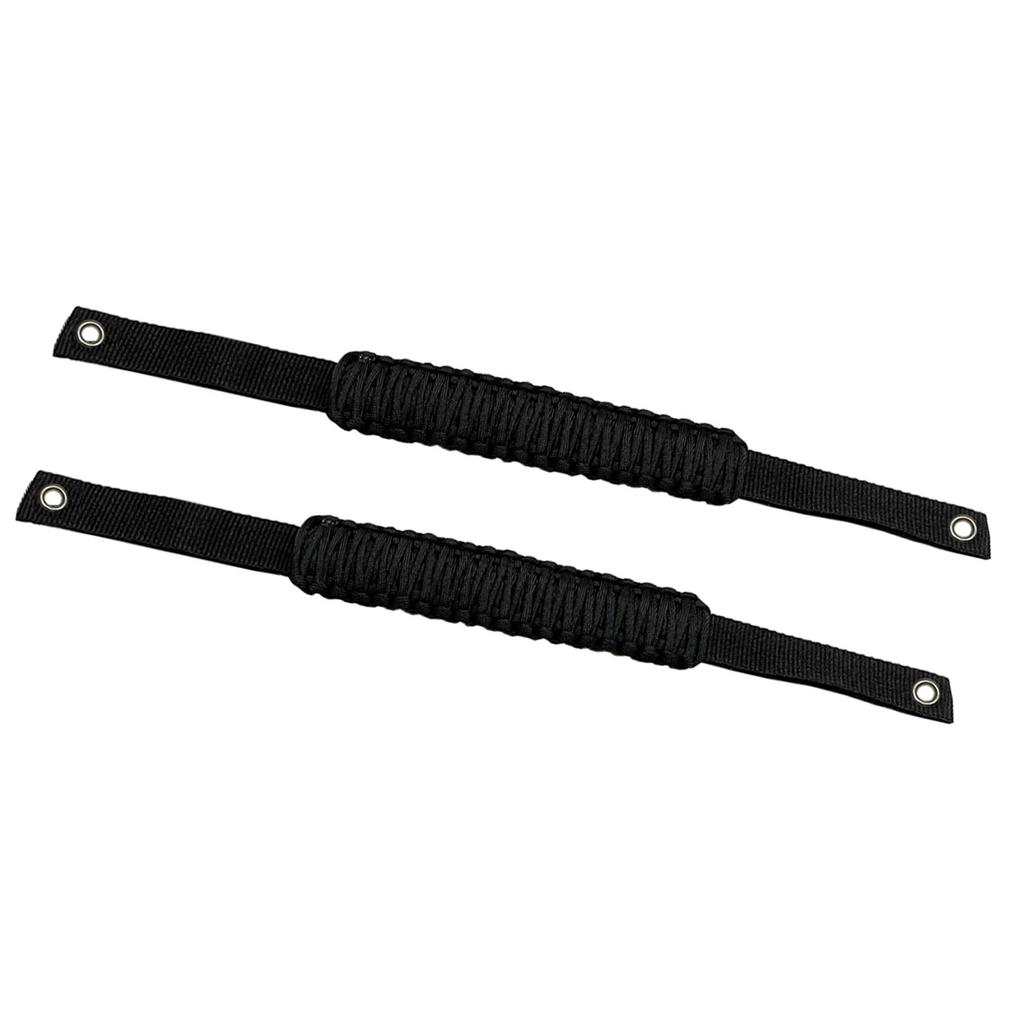 2Pcs Car Roll Bar Paracord Grab Handles Grip Handles Replacement for Ford Bronco  Wrangler