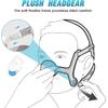 F20 1 Pack CPAP Headgear for Resmed AirFit F20 with Magnetic Clips, Replacement Headgear Straps Compatible with Resmed Aritouch Mask F20 - Soft Plush
