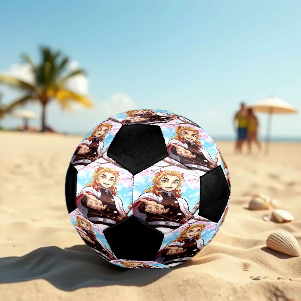1pc Demon Slayer Soccer Ball Size 5 Indoor Soccer Ball Fashion Colorful Backyard Game - Great For Sports Fans Gift HE18