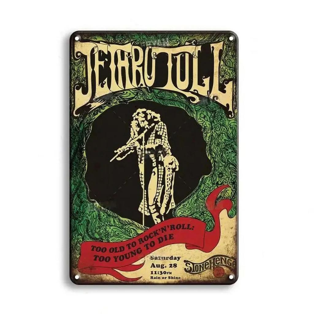 Music Metal Tin Signs Velvet Wall Decoration Plaque Vintage Art Poster Iron Painting for Man Cave Home Cafe Garden Club Bar