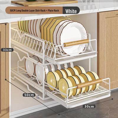 Hanton Pull-Out Kitchen Bowl & Dish Rack